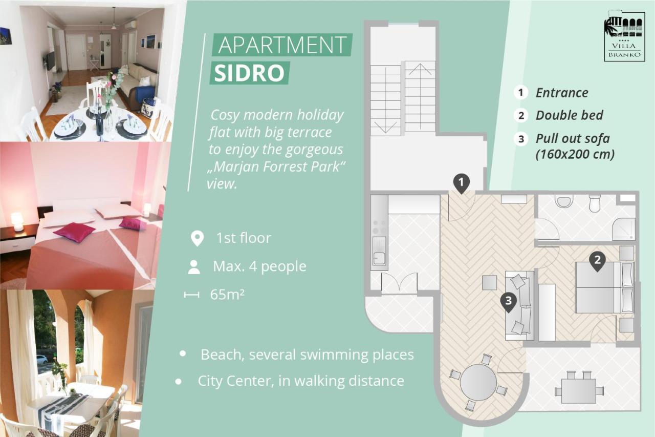 Villa Branko Split Ngoại thất bức ảnh