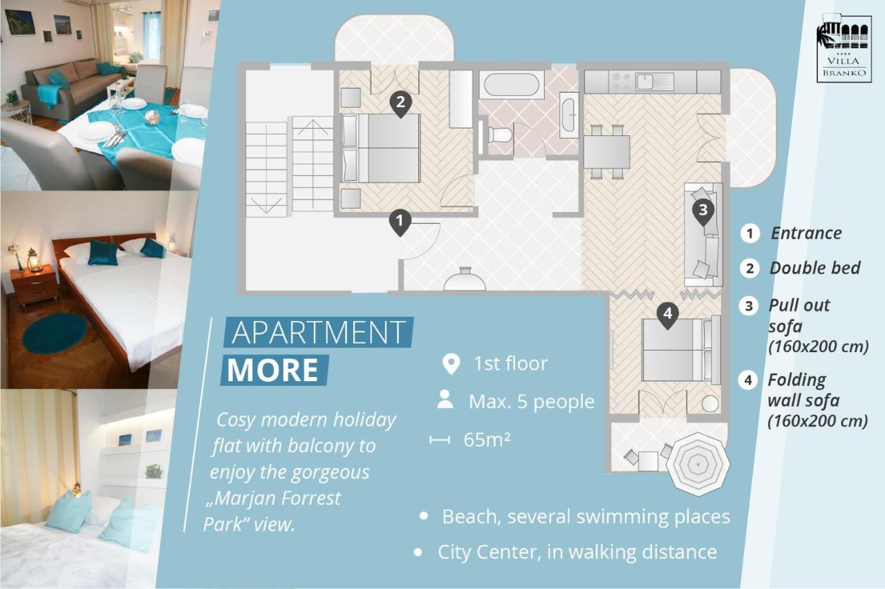 Villa Branko Split Ngoại thất bức ảnh